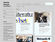 Tablet Screenshot of nevejan.nl